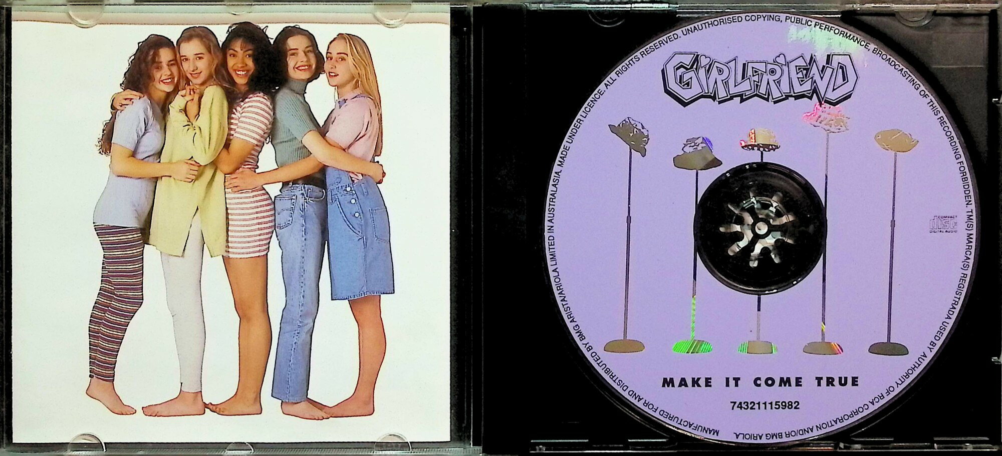 【中古】 (CD) Make it come true（サイン入り） / Girlfriend（ガールフレンド）...
