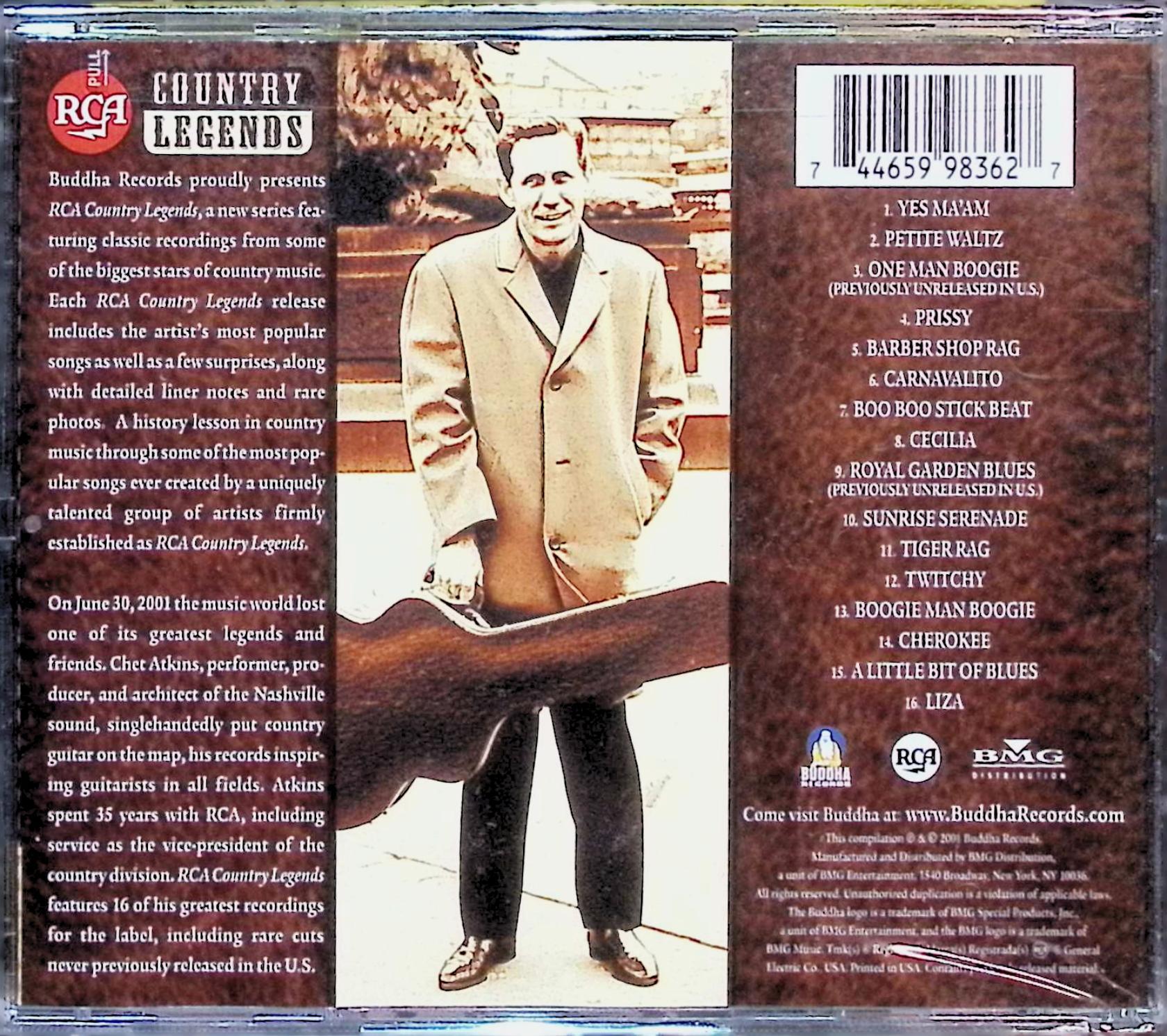 【中古】 (CD) RCA Country Legend / チェット・アトキンス　（送料無料）