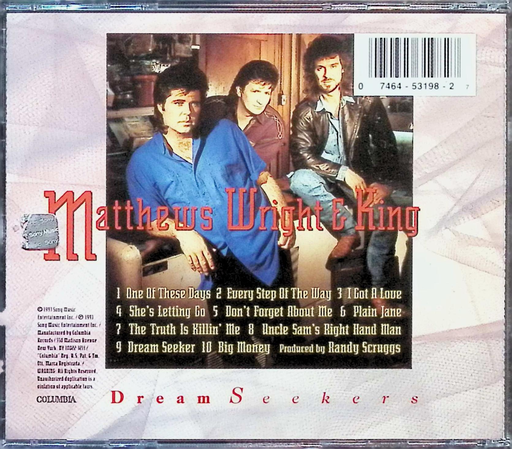 【中古】 (CD) Dream Seekers / Matthews Wright & King／マシューズ・ライト・ア...