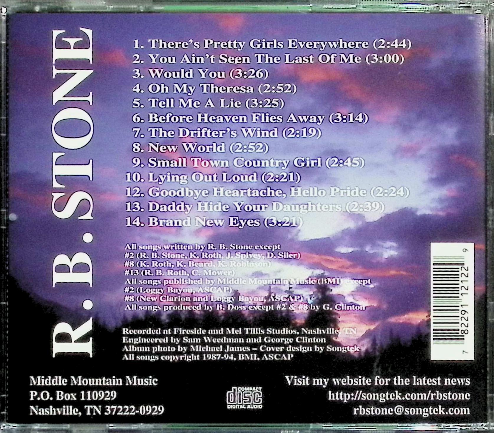 【中古】 (CD) DRIFTER'S WIND / R.B. Stone　（送料無料）