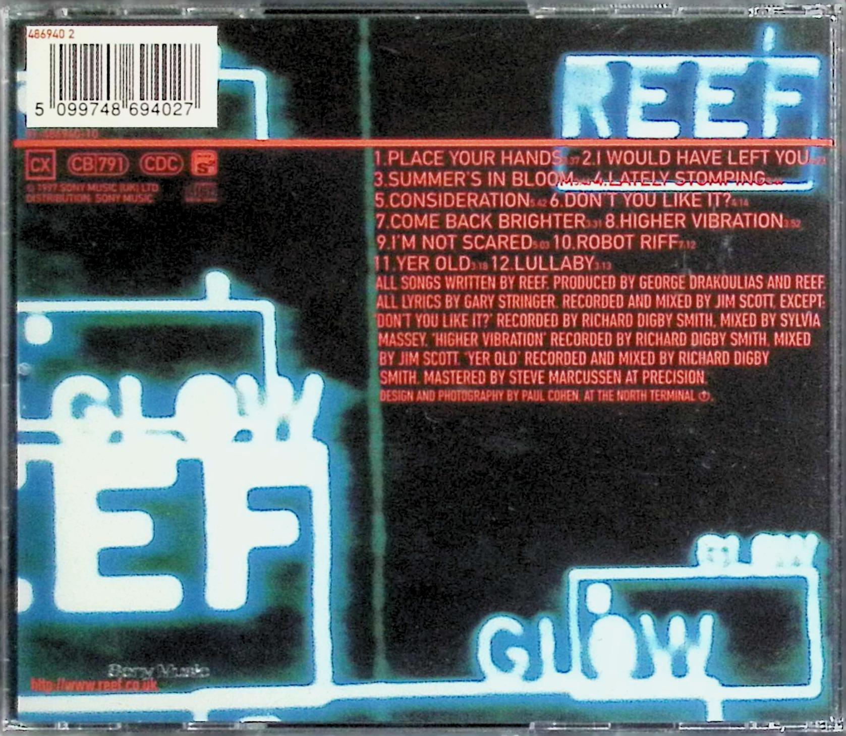 【中古】 (CD) Glow / リーフ　（送料無料） 2