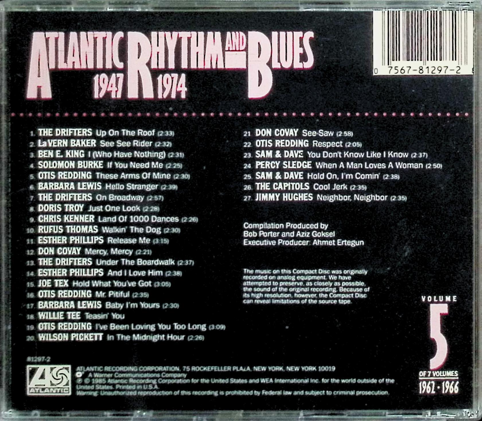 【中古】 (CD) Atlantic R & B Vol.5 / Various Artists　（送料無料）