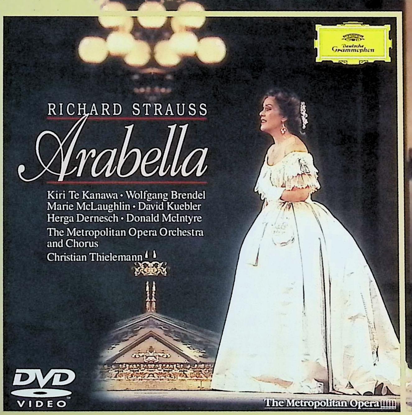 「 R．シュトラウス：歌劇《アラベラ》 [DVD]」 キリ・テ・カナワ , ヴォルフガング・ブレンデル 演出: オットー・シェンク クリスティアン・ティーレマン指揮 メトロポリタン歌劇場管弦楽団,メトロポリタン歌劇場合唱団 キリ・テ・カナワ/マリー・マクローリン/ナタリー・デッセイ(S)ヘルガ・デルネシュ(Ms)ダーフィト・キュープラー/チャールズ・ワークマン(T)ヴォルフガング・ブレンデル/キム・ヨゼフソン(Br)ドナルド・マッキンタイア/ジュリアン・ロビンズ(Bs) JANコード： 4988005327949 &#128062; 安心の検品・保証 当店ではすべての商品を1点ずつ丁寧に検品したうえで出品しております。 万が一、商品に不備がございましたら、商品到着日から30日以内であれば返品・返金を承ります。どうぞ安心してご利用ください。 &#128062; 送料無料・スピード発送 AM11時までのご注文は、日本郵便〈ゆうメール〉にて当日発送いたします。 ※ゆうメールは土日祝日の配達がございません。あらかじめご了承ください。 商品は防水クッション封筒で丁寧に梱包し、ポストへお届けします。 &#128062; まとめ買いがおトク！クーポン配布中 2点以上のご購入　→　100円引き 4点以上のご購入　→　400円引き 8点以上のご購入　→　1,000円引きDISC PLUSは映画・音楽好きのための専門中古ショップです。 レア盤、絶版アイテム、懐かしの名作など、毎日新商品入荷中！ &#128062; まとめ買いでおトクなクーポン配布中 &#128062;