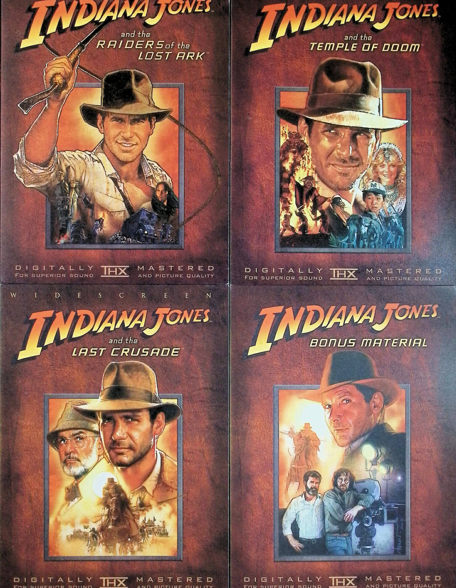 【中古】 インディ・ジョーンズ 3作品＋ボーナスディスク（DVD4枚組）　ハリソン・フォード (出演), カ..