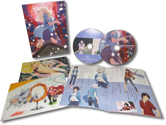 「 猫物語(白) 第二巻/つばさタイガー(下)(完全生産限定版) [Blu-ray＋CD]」 神谷浩史 (出演), 斎藤千和 (出演), 新房昭之(総監督) (監督), - キャラクターデザイン渡辺明夫描き下ろしデジパック仕様 - 本編DISC（#4「つばさタイガー 其ノ肆」、#5「つばさタイガー 其ノ伍」） - 特典CD（猫物語〈白〉劇伴音楽集＆あとがたり完全版収録） - 三方背クリアケース - 特製ブックレット（12ページ） - エンドカードピンナップ×2枚 - スーパーピクチャーレーベル ### その他の特典 - 西尾維新書き下ろしキャラクターコメンタリー脚本（出演：阿良々木月火［CV：井口裕香］・千石撫子［CV：花澤香菜］） - 特典映像（総集編1、ノンクレジットエンディングほか） - 特典音声（翼の手紙 完全版） 作品の豪華仕様やコメンタリー、音楽、映像・音声特典が充実している構成です。 JANコード： 4534530069238 🐾 安心の検品・保証 当店ではすべての商品を1点ずつ丁寧に検品したうえで出品しております。 万が一、商品に不備がございましたら、商品到着日から30日以内であれば返品・返金を承ります。どうぞ安心してご利用ください。 🐾 送料無料・スピード発送 AM11時までのご注文は、日本郵便〈ゆうメール〉にて当日発送いたします。 ※ゆうメールは土日祝日の配達がございません。あらかじめご了承ください。 商品は防水クッション封筒で丁寧に梱包し、ポストへお届けします。 🐾 まとめ買いがおトク！クーポン配布中 2点以上のご購入　→　100円引き 4点以上のご購入　→　400円引き 8点以上のご購入　→　1,000円引きDISC PLUSは映画・音楽好きのための専門中古ショップです。 レア盤、絶版アイテム、懐かしの名作など、毎日新商品入荷中！ 🐾 まとめ買いでおトクなクーポン配布中