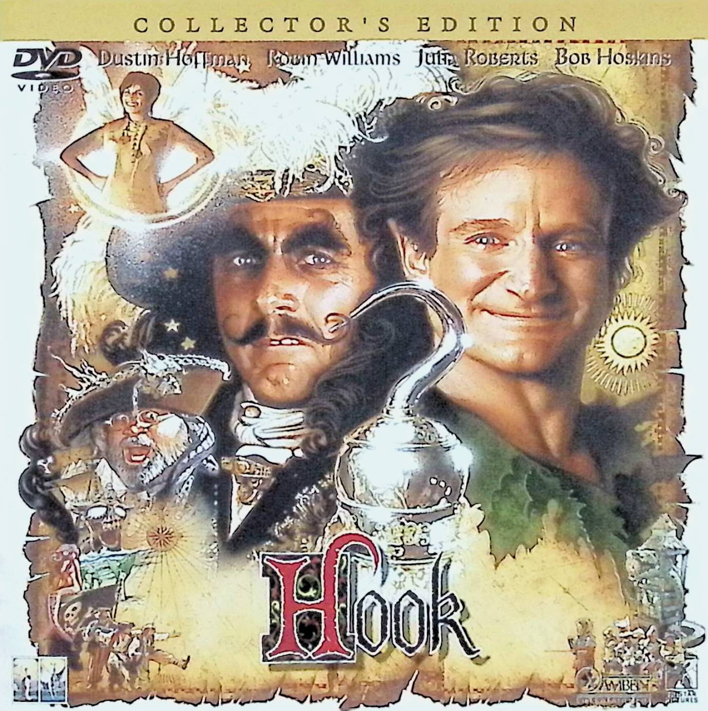 【中古】 フック コレクターズ・エディション [DVD]　ダスティン・ホフマン (出演), ロビン・ウィリアムズ (出演), スティーヴン・スピルバーグ (監督...