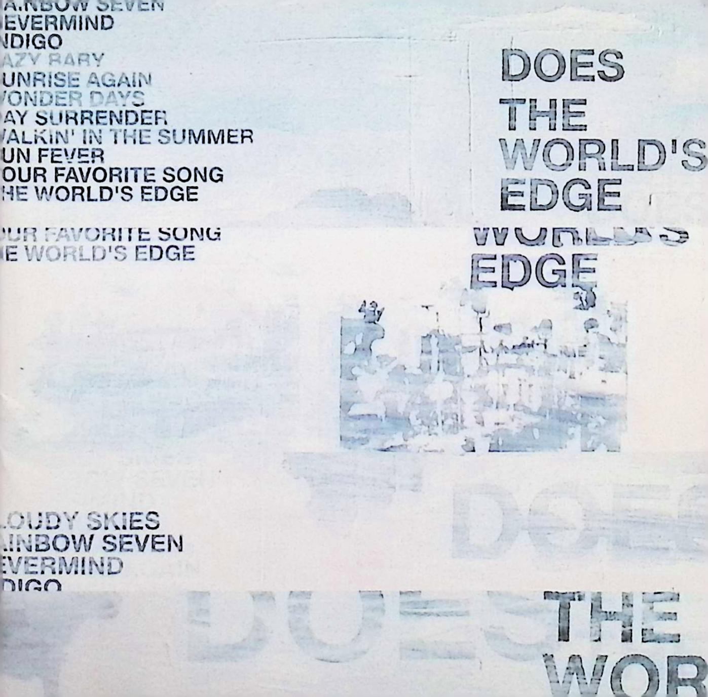 「 The World’s Edge(初回生産限定盤)(DVD付)」 DOES ディスク： 1 1 曇天 2 レインボウ・セブン 3 ネバー・マインド 4 インディゴ 5 レイジー・ベイビー 6 陽はまた昇る 7 ワンダー・デイズ 8 デイ・サレンダー 9 夏の散歩道 10 太陽病 11 君の好きな歌 12 世界の果て ディスク： 2 1 世界の果て (Music Clip) 2 トーチ・ライター (Music Clip) JAN： 4582117989776 ◇帯付き 🐾 安心の検品・保証 当店ではすべての商品を1点ずつ丁寧に検品したうえで出品しております。 万が一、商品に不備がございましたら、商品到着日から30日以内であれば返品・返金を承ります。どうぞ安心してご利用ください。 🐾 送料無料・スピード発送 AM11時までのご注文は、日本郵便〈ゆうメール〉にて当日発送いたします。 ※ゆうメールは土日祝日の配達がございません。あらかじめご了承ください。 商品は防水クッション封筒で丁寧に梱包し、ポストへお届けします。 🐾 まとめ買いがおトク！クーポン配布中 2点以上のご購入　→　100円引き 4点以上のご購入　→　400円引き 8点以上のご購入　→　1000円引きDISC PLUSは映画・音楽好きのための専門中古ショップです。 レア盤、絶版アイテム、懐かしの名作など、毎日新商品入荷中！ 🐾 まとめ買いでおトクなクーポン配布中🐾