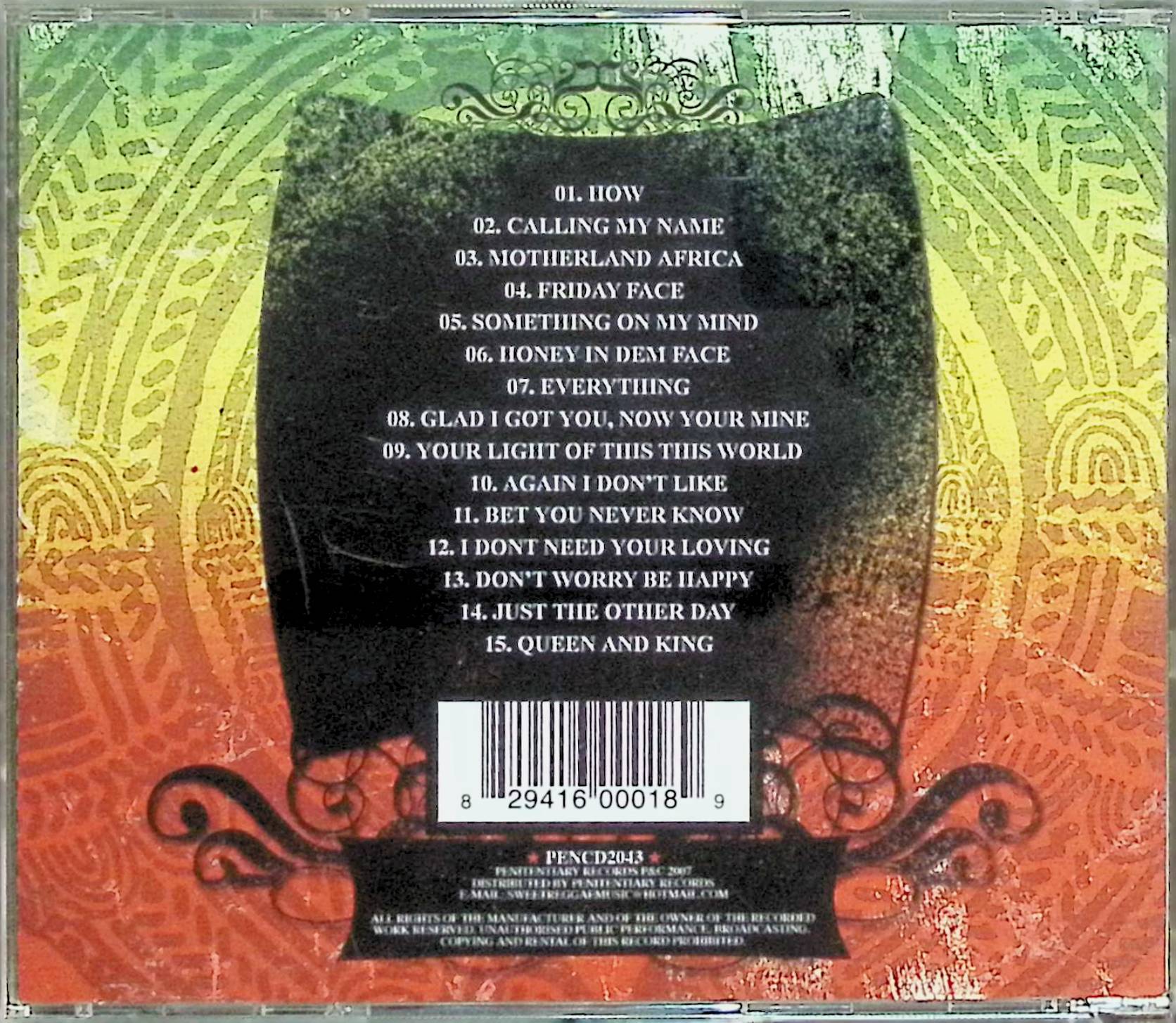 【中古】 (CD) Motherland Africa / リッチー・スパイス　（送料無料）