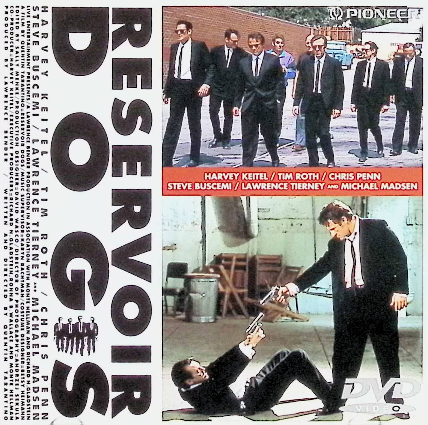 「 レザボア・ドッグス [DVD]」 ハーヴェイ・カイテル (出演), ティム・ロス (出演), クエンティン・タランティーノ (監督) Q・タランティーノが、スタンリー・キューブリック監督の「現金に体を張れ」に触発されて撮り上げたというバイオレンス・ドラマ。宝石強盗を実行するために集められた、お互いに名前も素性も知らない6人のクセ者たち。完璧な計画のはずが、彼らは警官隊の襲撃を受ける。誰かが警察に通じていたのだ。命からがら集合場所に集まった彼らの心に、仲間への不信感がわき起こる……。深作欣二監督の「仁義なき戦い」がお気に入りと語るタランティーノらしく、銃撃戦での激しく動き回るカメラや生々しい暴力描写には、その強い影響が見られる。H・カイテルをはじめ、硬派な魅力を発揮する個性派俳優たちのテンションの高い演技合戦も見もの。 音声： 日本語・英語 字幕： 日本語・英語 JANコード： 4988102429812 ◇帯付き、ディスクに小傷、ジャケットに留め具痕があります。 🐾 安心の検品・保証 当店ではすべての商品を1点ずつ丁寧に検品したうえで出品しております。 万が一、商品に不備がございましたら、商品到着日から30日以内であれば返品・返金を承ります。どうぞ安心してご利用ください。 🐾 送料無料・スピード発送 AM11時までのご注文は、日本郵便〈ゆうメール〉にて当日発送いたします。 ※ゆうメールは土日祝日の配達がございません。あらかじめご了承ください。 商品は防水クッション封筒で丁寧に梱包し、ポストへお届けします。 🐾 まとめ買いがおトク！クーポン配布中 2点以上のご購入　→　100円引き 4点以上のご購入　→　400円引き 8点以上のご購入　→　1,000円引きDISC PLUSは映画・音楽好きのための専門中古ショップです。 レア盤、絶版アイテム、懐かしの名作など、毎日新商品入荷中！ 🐾 まとめ買いでおトクなクーポン配布中