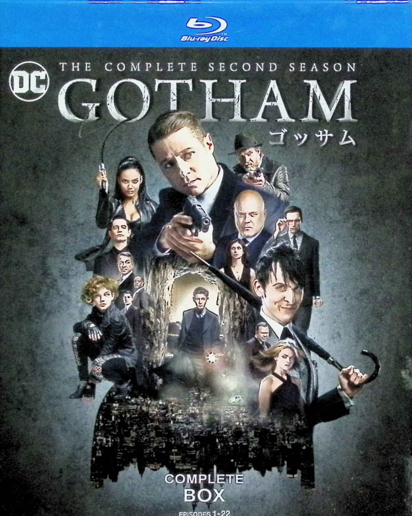 【中古】 GOTHAM/ゴッサム 〈セカンド・シーズン〉 コンプリート・ボックス(4枚組) [Blu-ray]　ベン・マッケンジー、ドナル・ローグ、..