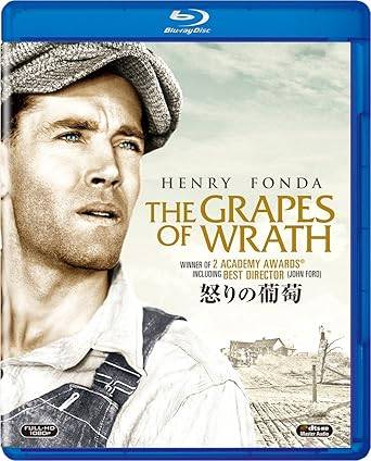「 怒りの葡萄 [Blu-ray]」 ヘンリー・フォンダ (出演), ジェーン・ダーウェル (出演), ジョン・フォード (監督) 文豪J・スタインベックのピュリッツァー賞受賞小説の映画化。仮出所で刑務所を出て4年ぶりに故郷のオクラホマの農場に帰ってきたトム・ジョード。そこで彼が見たのは、荒れ果てた大地と飢えに苦しむ農民たちの姿だった。久しぶりに再会したトムの家族も同じ有様だったが、母親のマアのたくましさのおかげで貧しいながらも元気でいた。だが、土地はすでに人手にわたっていた。そこでジョード一家はオンボロ車でカリフォルニアに向かう。だが、希望の土地カリフォルニアで彼らを待っていたのは……。凶作と資本主義の歪みの中でたくましく生きるアメリカ農民の姿を描いた社会派ドラマの名作。 音声： 英語 字幕： 日本語・英語 JANコード： 4988142471710 🐾 安心の検品・保証 当店ではすべての商品を1点ずつ丁寧に検品したうえで出品しております。 万が一、商品に不備がございましたら、商品到着日から30日以内であれば返品・返金を承ります。どうぞ安心してご利用ください。 🐾 送料無料・スピード発送 AM11時までのご注文は、日本郵便〈ゆうメール〉にて当日発送いたします。 ※ゆうメールは土日祝日の配達がございません。あらかじめご了承ください。 商品は防水クッション封筒で丁寧に梱包し、ポストへお届けします。 🐾 まとめ買いがおトク！クーポン配布中 2点以上のご購入　→　100円引き 4点以上のご購入　→　400円引き 8点以上のご購入　→　1,000円引きDISC PLUSは映画・音楽好きのための専門中古ショップです。 レア盤、絶版アイテム、懐かしの名作など、毎日新商品入荷中！ 🐾 まとめ買いでおトクなクーポン配布中