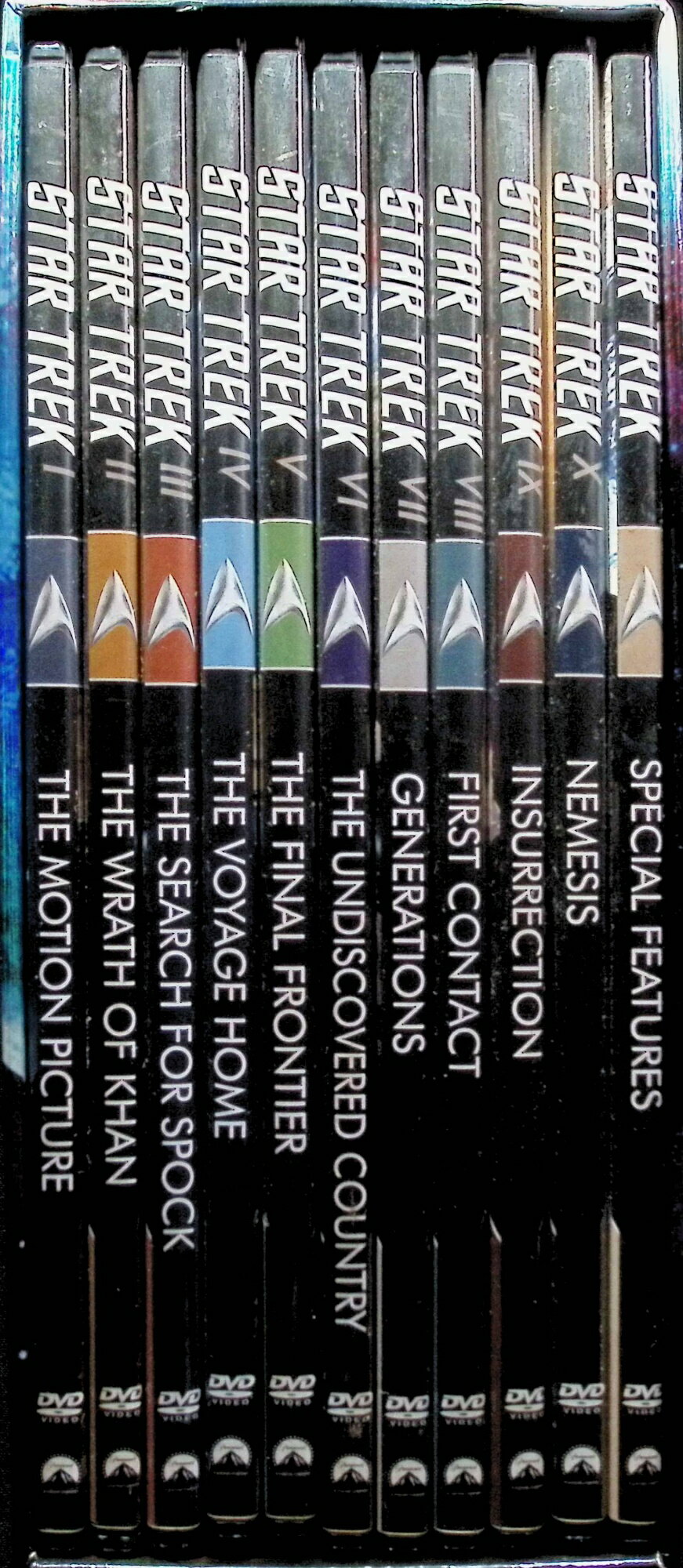 【中古】 スター・トレックI-X 劇場版BOX [DVD12枚組]　パトリック・スチュワート (出演), ジョナサン・フレイクス (出演)　（送料無料）