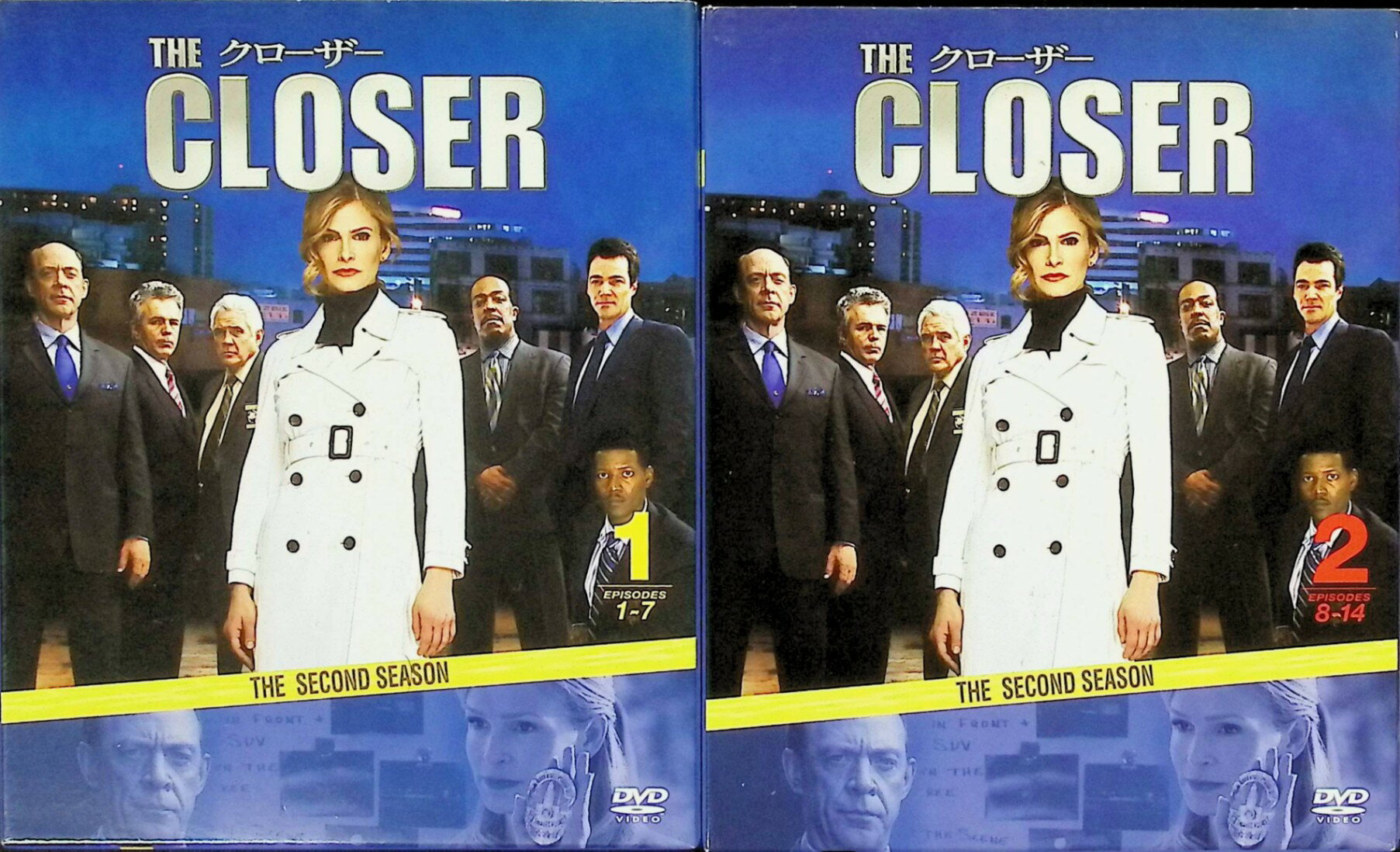 【中古】 クローザー 2ndシーズン 前半 (1~7話・3枚組) 後半 (8~14話・3枚組) 2セット[DVD]　キーラ・セジウィック、J.K.シモンズ、コービン・バーンセン　（送料無料）