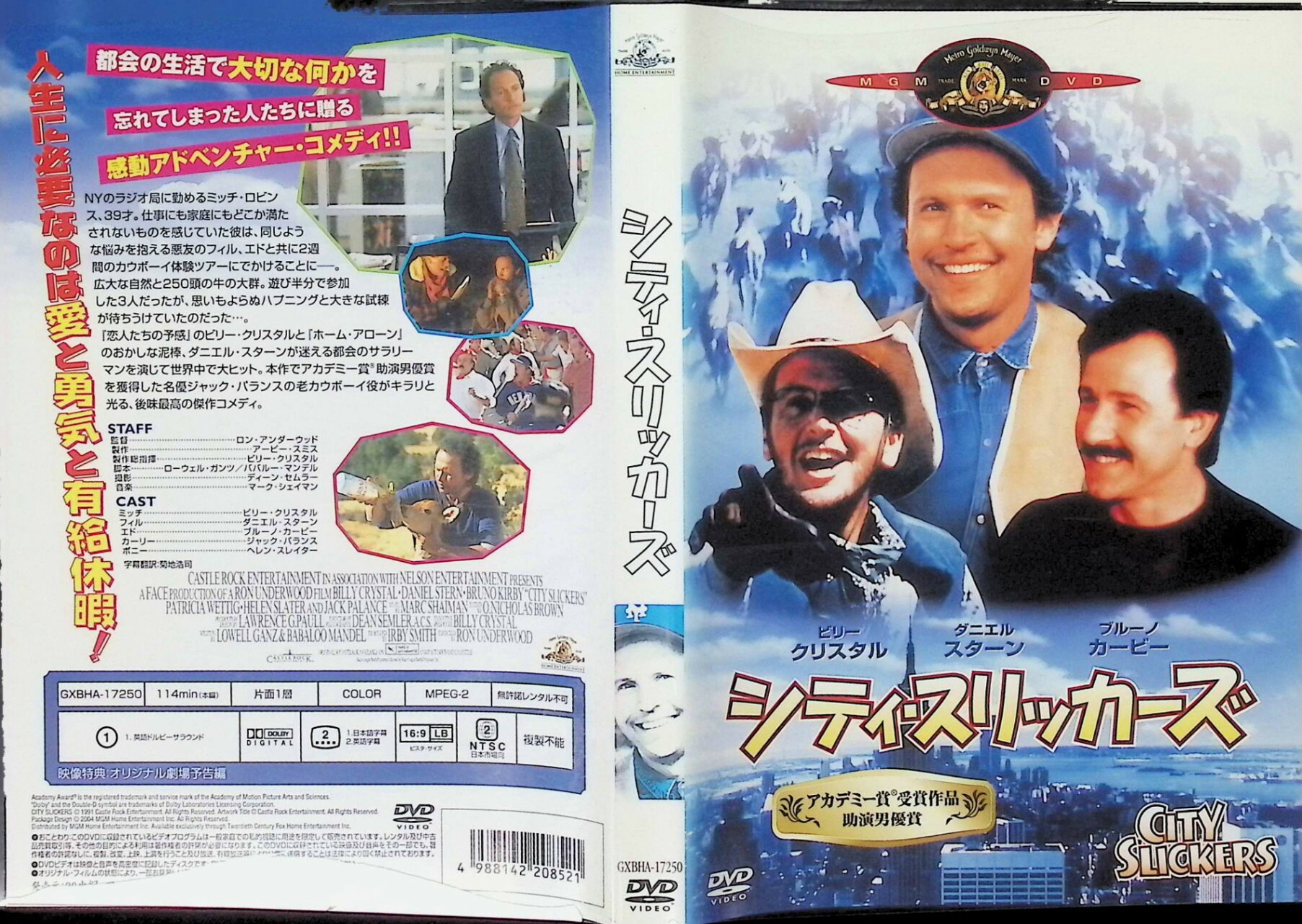 【中古】 シティ・スリッカーズ [DVD]　ビリー・クリスタル、ダニエル・スターン、...