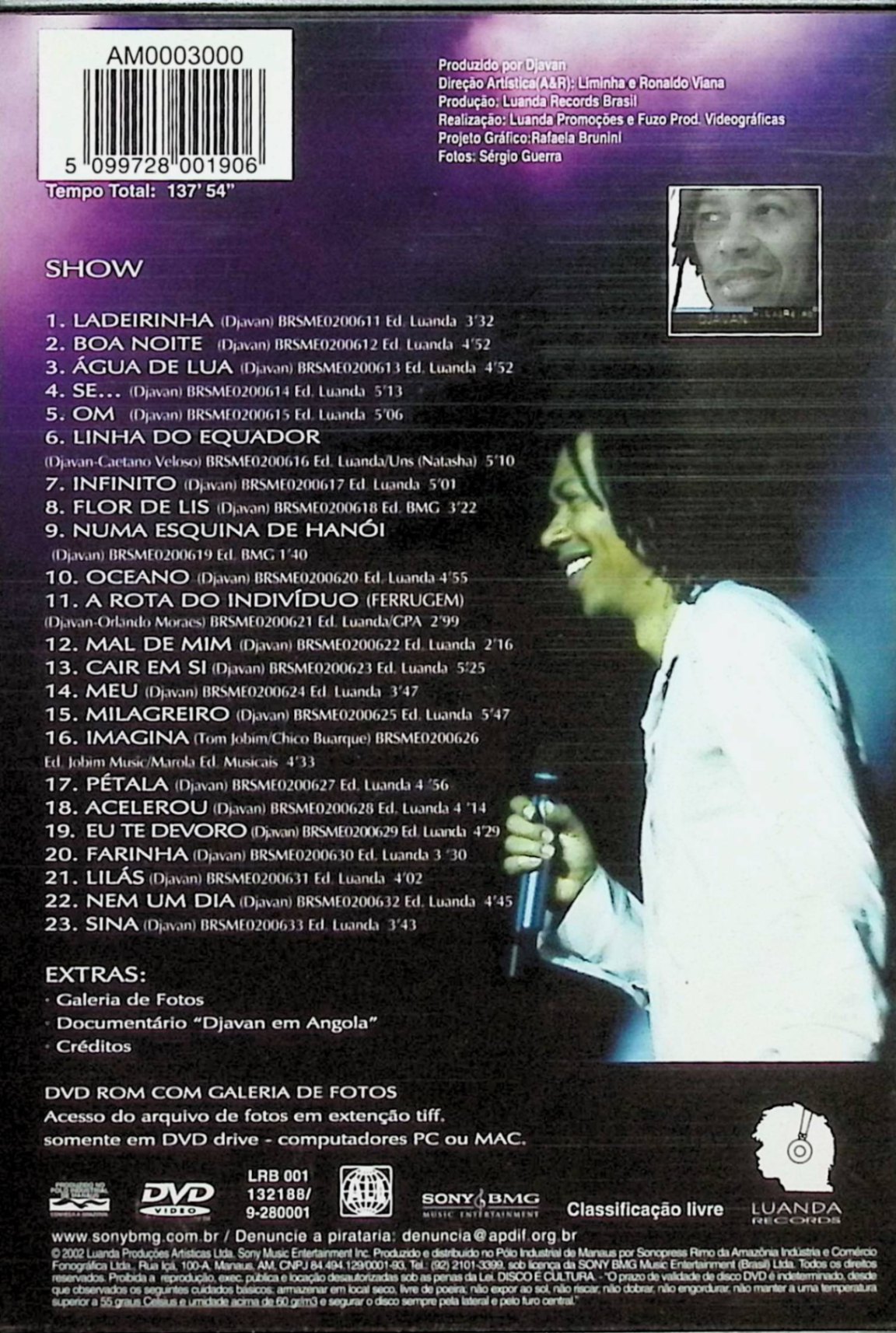 【中古】 MILAGREIRO AO VIVO [海外版DVD]　ジャヴァン　（送料無料）