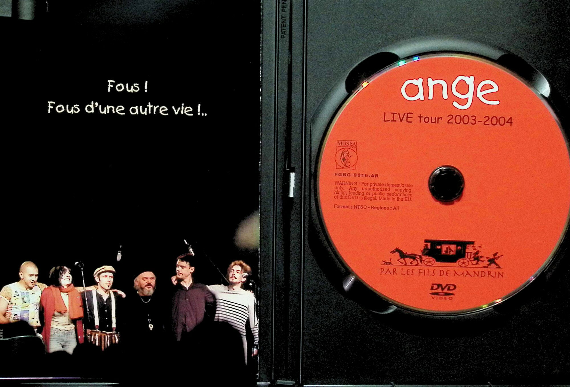 【中古】 Par Les Fils de Mandrin: Live Tour 2003-2004 [DVD]　Ange　（送料無料）