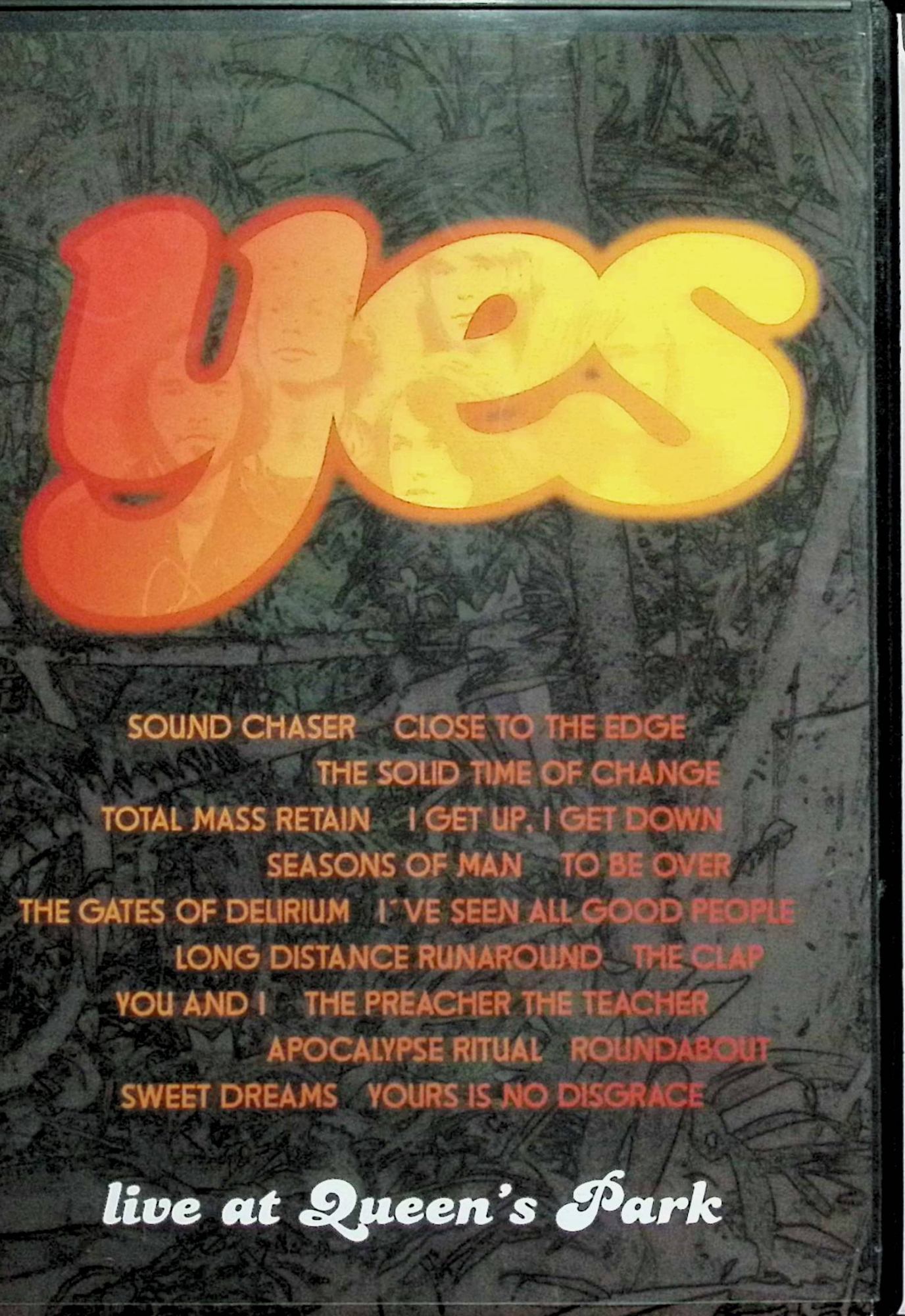「 Live At Queens Park [海外版DVD]」 Yes 1. Sound Chaser 2. Close To The Edge 3. The Solid Time Of Change 4. Total Mass Retain 5. I Get Up, I Get Down 6. Seasons Of Man 7. To Be Over 8. The Gates Of Delirium 9. I've Seen All Good People 10. Long Distance Runaround 11. The Clap 12. And You And I 13. The Preacher The Teacher 14. Apocalypse 15. Ritual 16. Roundabout 17. Sweet Dreams 18. Yours Is No Disgrace JANコード： 7798136573712 🐾 安心の検品・保証 当店ではすべての商品を1点ずつ丁寧に検品したうえで出品しております。 万が一、商品に不備がございましたら、商品到着日から30日以内であれば返品・返金を承ります。どうぞ安心してご利用ください。 🐾 送料無料・スピード発送 AM11時までのご注文は、日本郵便〈ゆうメール〉にて当日発送いたします。 ※ゆうメールは土日祝日の配達がございません。あらかじめご了承ください。 商品は防水クッション封筒で丁寧に梱包し、ポストへお届けします。 🐾 まとめ買いがおトク！クーポン配布中 2点以上のご購入　→　100円引き 4点以上のご購入　→　400円引き 8点以上のご購入　→　1,000円引きDISC PLUSは映画・音楽好きのための専門中古ショップです。 レア盤、絶版アイテム、懐かしの名作など、毎日新商品入荷中！ 🐾 まとめ買いでおトクなクーポン配布中 🐾