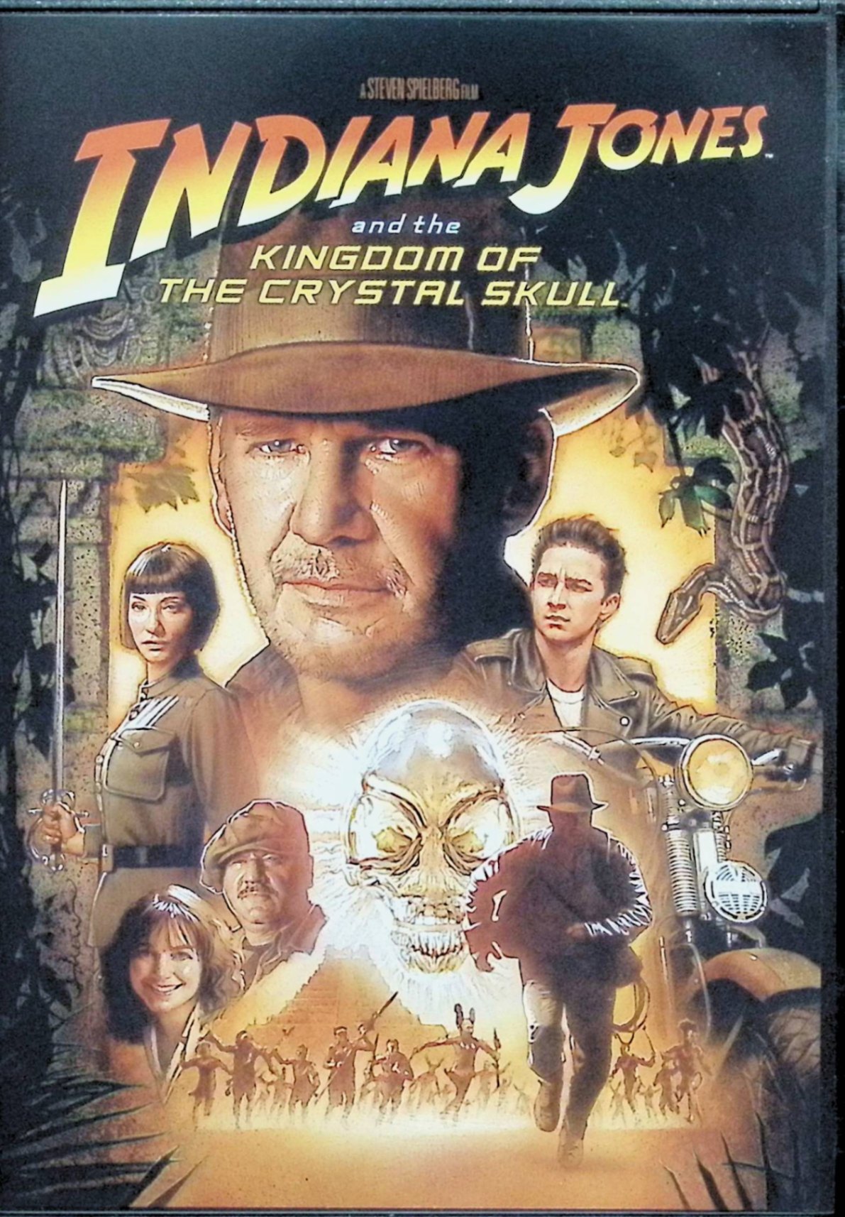 【中古】 インディ・ジョーンズ/クリスタル・スカルの王国 [DVD]　ハリソン・フォ...