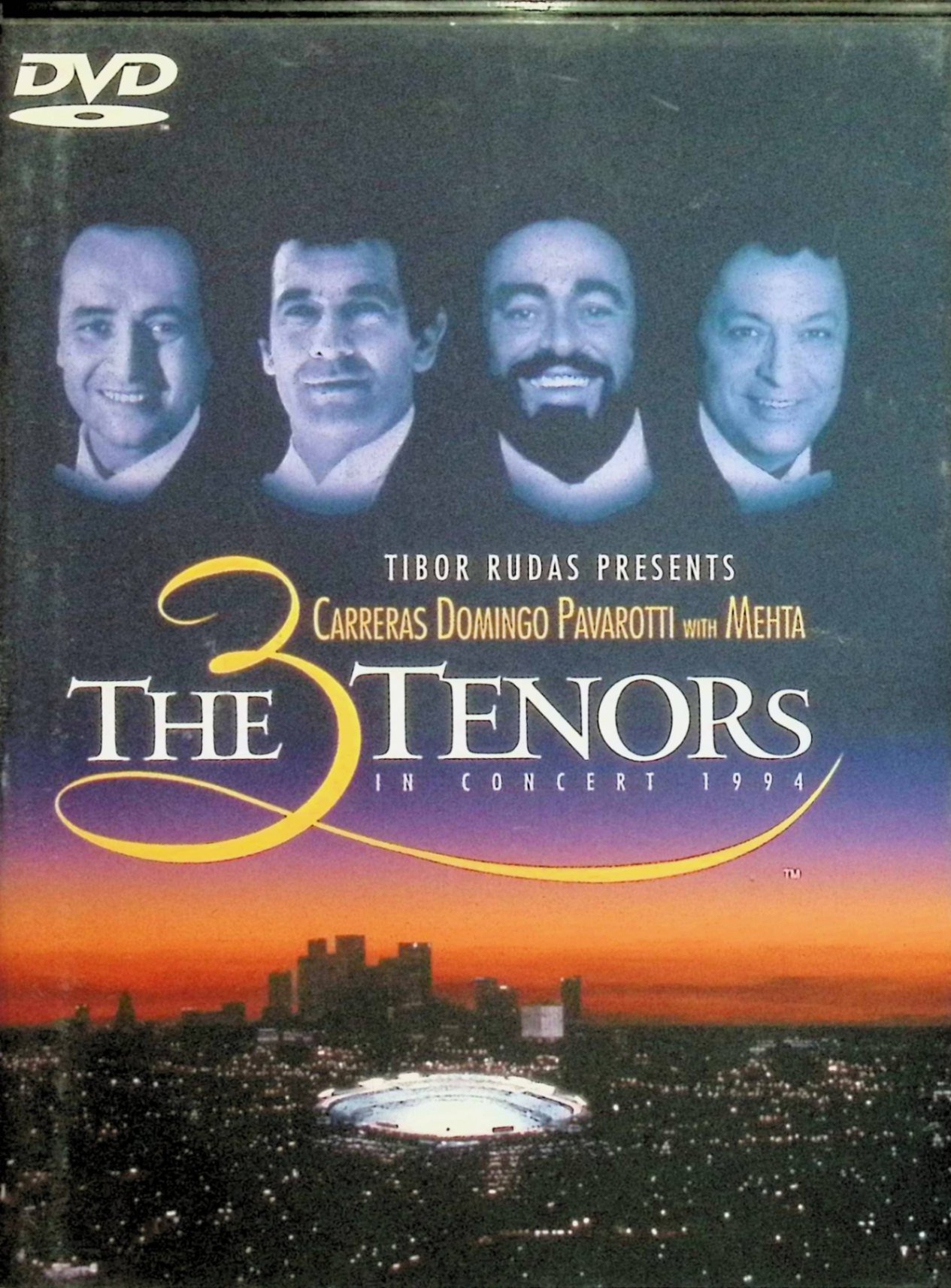 【中古】 世界3大テノール’94夢の競演 [DVD]　ホセ・カレーラス、プラシド・ドミンゴ、ルチアーノ・パヴァロッティ（指揮：ズービン・メータ）　（送料無料） dvdcd-10081291 ディスクプラス パッケージ画像