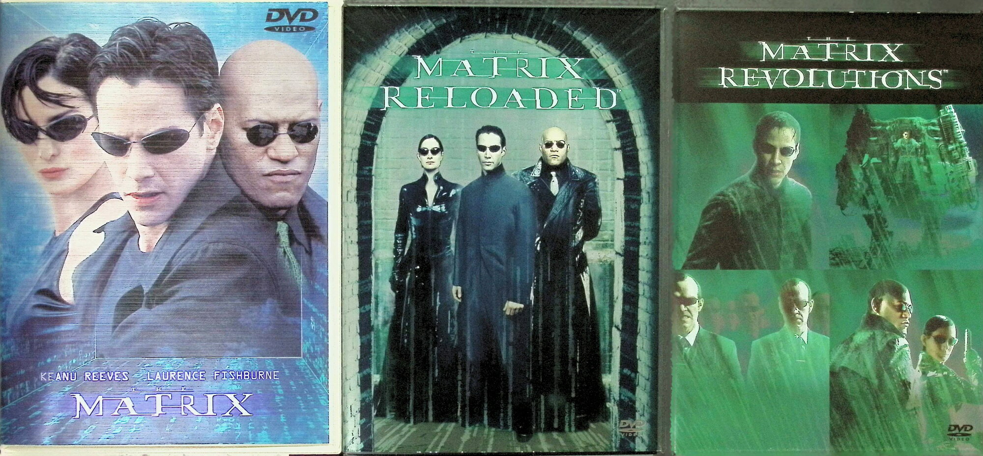 「 マトリックス 3作品セット (DVD)」 キアヌ・リーブス (出演), ローレンス・フィッシュバーン (出演), アンディ・ウォシャウスキー (監督), ラリー・ウォシャウスキー (監督) 「マトリックス 特別版 [DVD]」 仮想現実空間を創造して世界を支配するコンピュータを相手に戦いを挑む男の死闘を描いたSFアクション。 「マトリックス リローデッド 特別版 [DVD]」 人工知能に支配された仮想現実空間で、人類を守るために立ち上がった救世主たちの活躍を描く人気SF3部作の第2章。 「マトリックス レボリューションズ 特別版〈2枚組〉 [DVD]」 人工知能に支配された仮想現実空間で、人類を守るために立ち上がった救世主たちの活躍を描くSF3部作の完結編。 音声： 日本語・英語 字幕： 日本語・英語 JANコード： 4988135525666 🐾 安心の検品・保証 当店ではすべての商品を1点ずつ丁寧に検品したうえで出品しております。 万が一、商品に不備がございましたら、商品到着日から30日以内であれば返品・返金を承ります。どうぞ安心してご利用ください。 🐾 送料無料・スピード発送 AM11時までのご注文は、日本郵便〈ゆうメール〉にて当日発送いたします。 ※ゆうメールは土日祝日の配達がございません。あらかじめご了承ください。 商品は防水クッション封筒で丁寧に梱包し、ポストへお届けします。 🐾 まとめ買いがおトク！クーポン配布中 2点以上のご購入　→　100円引き 4点以上のご購入　→　400円引き 8点以上のご購入　→　1,000円引きDISC PLUSは映画・音楽好きのための専門中古ショップです。 レア盤、絶版アイテム、懐かしの名作など、毎日新商品入荷中！ 🐾 まとめ買いでおトクなクーポン配布中 🐾
