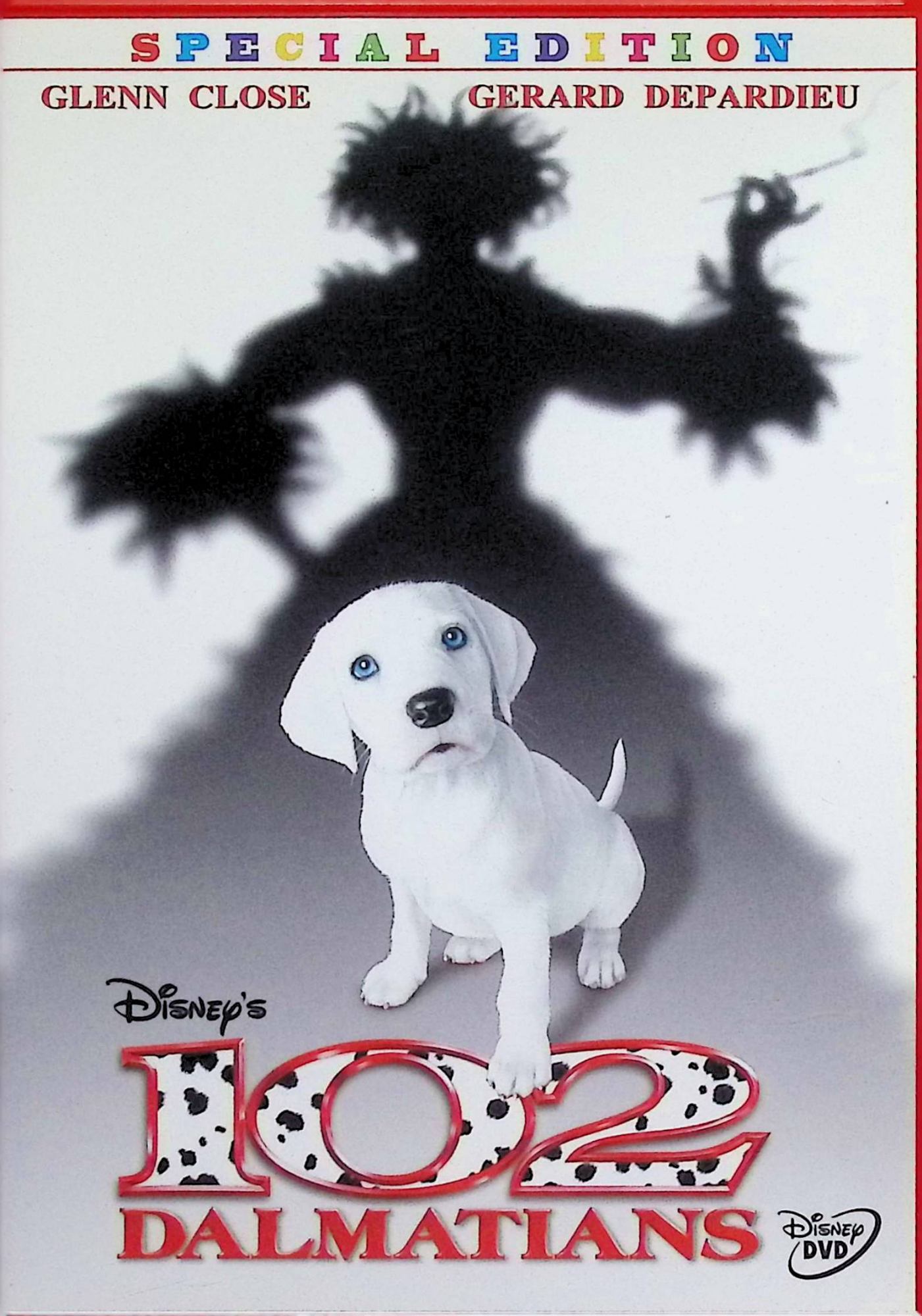 「 102-特別版- [DVD]」 監督：ケヴィン・リマ キャスト グレン・クローズ ジェラール・ドパルデュー イオン・グラファド アリス・エバンス ティム・マッキナニー エリック・アイドル 悪女クルエラが更生して出獄。そのころ、かつて彼女に盗まれた犬の飼い主クロエは、捨て犬保護施設を経営するケヴィンと出会う。だが、この施設を支援していたクルエラが、やがて本性を現わし……。 解説　大ヒットした動物喜劇「101」の続編。今回は101匹のダルメシアン犬にブチのない真っ白な子犬が加わり、さらにキュートな物語が展開する。毛皮マニアのクルエラとの対決から3年。ロンドンで平穏に暮らしていた愛犬家と犬たちに事件が舞い込む。刑務所にいたクルエラが出所したのだ。動物愛護のカリスマとして注目を集めるクルエラだったが、やがて過去の欲望に目覚め、世界一の毛皮のコートを作ろうとダルメシアンたちを狙い始める……。1匹だけブチのない子犬、オッドちゃんがコンプレックスからいじけたり、失敗する姿が実にかわいい。この役のために用意された子犬は10匹に及び、子犬のブチをデジタル・ペイントで消して撮影された。 音声： 日本語・英語 字幕： 日本語・英語 JANコード： 4959241930842 🐾 安心の検品・保証 当店ではすべての商品を1点ずつ丁寧に検品したうえで出品しております。 万が一、商品に不備がございましたら、商品到着日から30日以内であれば返品・返金を承ります。どうぞ安心してご利用ください。 🐾 送料無料・スピード発送 AM11時までのご注文は、日本郵便〈ゆうメール〉にて当日発送いたします。 ※ゆうメールは土日祝日の配達がございません。あらかじめご了承ください。 商品は防水クッション封筒で丁寧に梱包し、ポストへお届けします。 🐾 まとめ買いがおトク！クーポン配布中 2点以上のご購入　→　100円引き 4点以上のご購入　→　400円引き 8点以上のご購入　→　1,000円引きDISC PLUSは映画・音楽好きのための専門中古ショップです。 レア盤、絶版アイテム、懐かしの名作など、毎日新商品入荷中！ 🐾 まとめ買いでおトクなクーポン配布中🐾