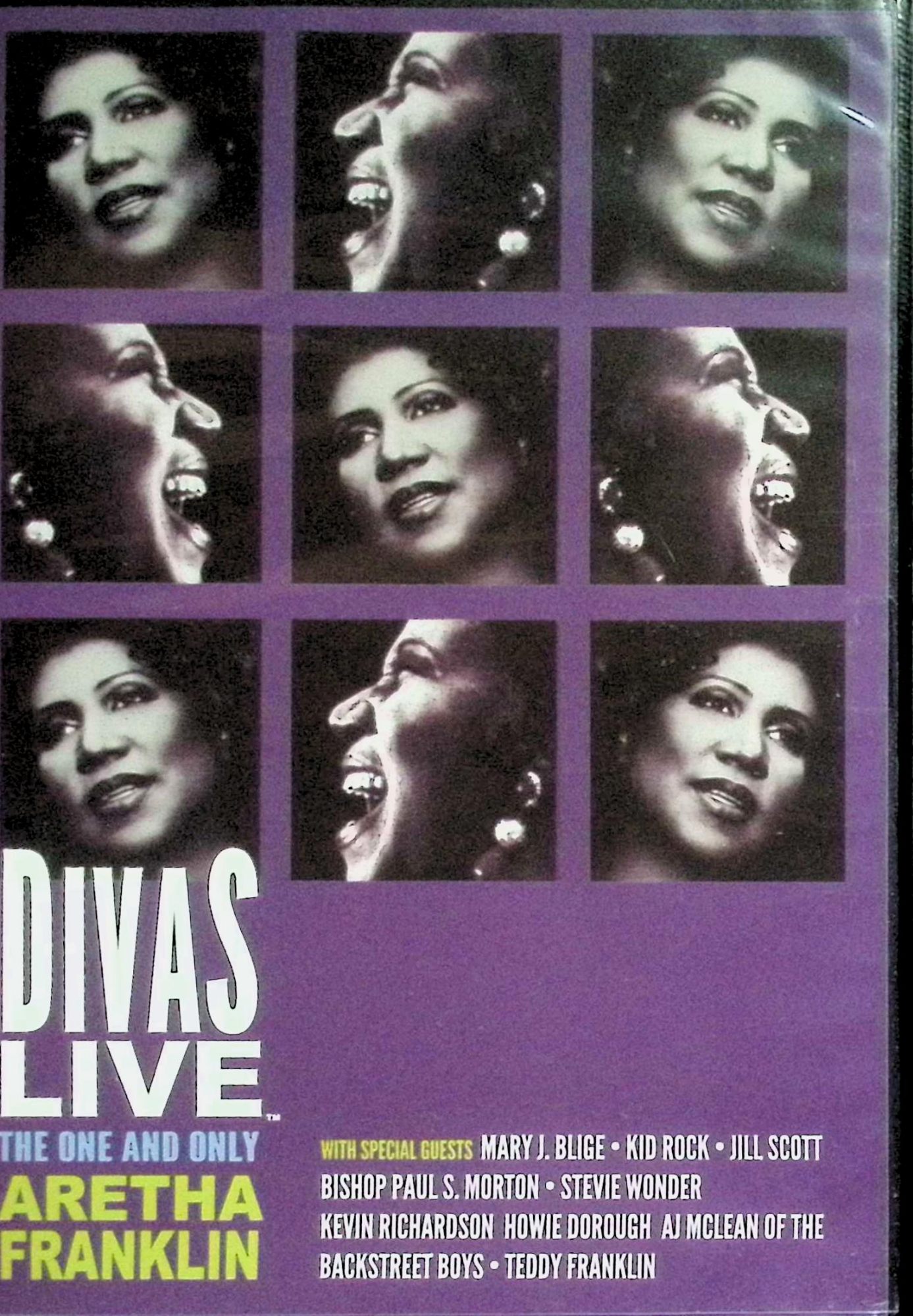 「 Divas [海外版DVD]」 アレサ・フランクリン 内容解説 2001年4月10日、ニューヨークのラジオシティ・ミュージックホールで開催され VH1 で放送された「VH1 Divas Live」のアレサ・フランクリン・トリビュート公演を収録。長らく未発売だった映像を MVD Visual が2017年に初DVD化（品番 MVD9935D）。メアリー・J・ブライジ、キッド・ロック、ジル・スコット、ビショップ・ポール・S・モートン＆ニュージャージー・マス・クワイア、スティーヴィー・ワンダー、バックストリート・ボーイズのケヴィン・リチャードソン／ハウイー・ドロー／AJ・マクリーン、テディ・フランクリンがゲスト参加。製作リー・トファネリ、監督マイケル・A・サイモン。輸入盤（米 MVD Visual 発売）、リージョン0、NTSC、収録時間60分、音声5.1サラウンド。 収録曲：I Can't Turn You Loose／Chain of Fools（with バックストリート・ボーイズ）／Ain't No Way／Natural Woman（ジル・スコット）／Long Walk（ジル・スコット）／Think／Day Dreaming（メアリー・J・ブライジ）／Do Right Woman（with メアリー・J・ブライジ）／Nessun Dorma／Rock Steady（with キッド・ロック、テディ・フランクリン）／Precious Memories（with ビショップ・ポール・S・モートン＆ニュージャージー・マス・クワイア）／Respect／Freeway of Love（with スティーヴィー・ワンダー） ジャンル 音楽／ライブ／ソウル／R&B／ゴスペル 受賞・評価 Video Librarian 誌（トム・キーオ評）で3.5／5・「Highly recommended」。ローリング・ストーン誌「史上最高のヴォーカリスト」第1位（ジャケット記載）に選ばれた「クイーン・オブ・ソウル」を、豪華ゲスト陣がトリビュートした一夜限りの公演。2001年放送時のマーク・アンソニー＆セリア・クルーズ「Quimbara」、ネリー・ファータド、ハービー・ハンコックらとの「Mumbles」は本DVD未収録。 【海外版DVD・Blu-rayに関するご注意】 本商品は海外版のため、日本国内版とは仕様が異なる場合があります。 ご購入前に、お手持ちの再生機器が対応可能かご確認ください。 JANコード： 0760137993599 🐾 安心の検品・保証 当店ではすべての商品を1点ずつ丁寧に検品したうえで出品しております。 万が一、商品に不備がございましたら、商品到着日から30日以内であれば返品・返金を承ります。どうぞ安心してご利用ください。 🐾 送料無料・スピード発送 AM11時までのご注文は、日本郵便〈ゆうメール〉にて当日発送いたします。 ※ゆうメールは土日祝日の配達がございません。あらかじめご了承ください。 商品は防水クッション封筒で丁寧に梱包し、ポストへお届けします。 🐾 まとめ買いがおトク！クーポン配布中 2点以上のご購入　→　100円引き 4点以上のご購入　→　400円引き 8点以上のご購入　→　1,000円引きDISC PLUSは映画・音楽好きのための専門中古ショップです。 レア盤、絶版アイテム、懐かしの名作など、毎日新商品入荷中！ 🐾 まとめ買いでおトクなクーポン配布中 🐾