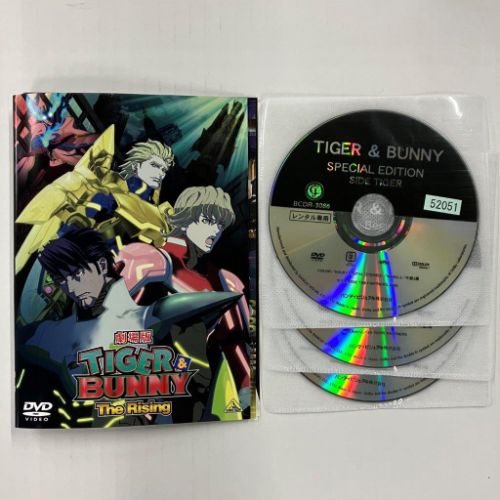 【レンタル落ち・中古DVD】TIGER＆BUNNY　（3枚セット）SIDE　TIGER、劇場版The　Beginning、劇場版The　Rising
