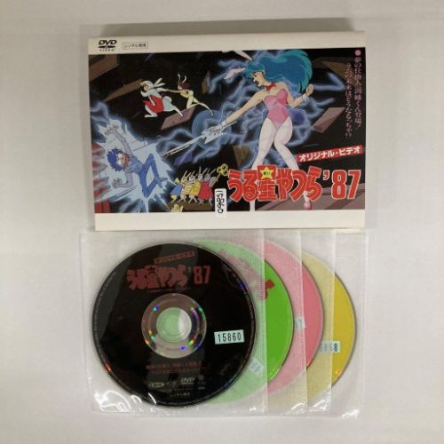 【レンタル落ち・中古DVD】うる星やつら　OVA（4枚セット）’87　夢の仕掛人、因幡くん登場！、OVA　カルテット　その1、OVA　カルテット　その2、OVA　ベストカップリング