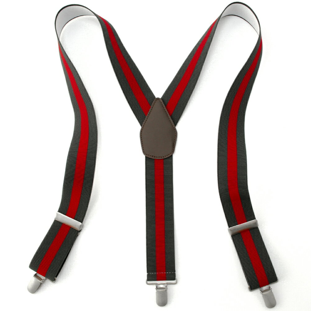 dwearsのGEVAERT ゲバルト dwears Y型 ワンラインストライプ ストレッチ サスペンダー 日本製 2サイズ展開 大人 子供 伸びる ゴム メンズ レディース キッズ あす楽対応｜アングル3