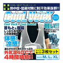 COOL VECK 3枚セット クールベック クールベスト 軽量メッシュ インナー ウェア 薄手 軽量 暑さ対策 熱中症予防 保冷剤