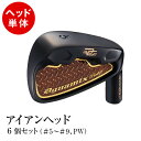 ゴルフ パーツ アイアン ヘッド単体 #5 #6 #7 #8 #9 PW 6個セット ダイナミクス プレステージ アイアン カスタム