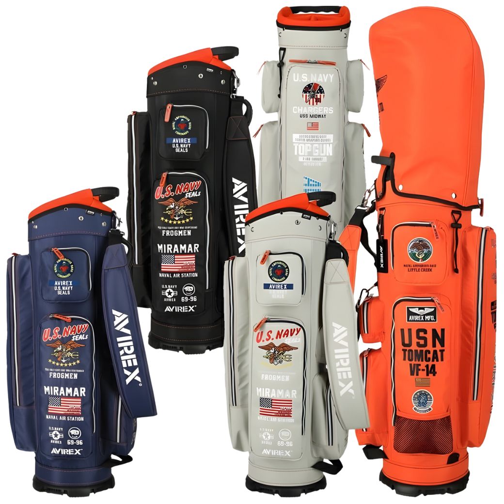 Candy Bag - ゴルフ キャディバッグ 9型 カート式 AVIREX GOLF AVG5S-AC26