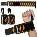 【7/26限定★10%OFFクーポン】Beingfit リストラップ 筋トレ ユニークデザイン 手首サポーター 筋トレグッズ リストストラップ ウエイトトレーニング 手首固定 正規品 2個セット 男女兼用 手首 サポーター 固定 ベンチプレス リストバンド