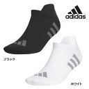 アディダス ゴルフ アンクル丈 ツアー 機能ソックスEEU35 カラー:ブラック、ホワイトサイズ:25〜27cm