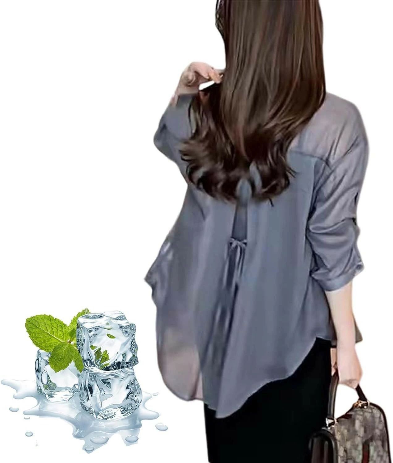 【夏の日焼け止めシフォンシャツ】ワイドなシルエットでゆるっとラフに着られ、中に着る服を選びません。着丈も長めでヒップ周りもしっかりカバーしてくれます。ゆったりとしたシルエットで幅広い体型をカバーしてくれて、ドレープ性高いので着痩せ効果が目立ってスリムな姿が現れました。【夏の日焼け止めシフォンシャツ】夏の暑い季節の冷房対策夏カーディガン、冷え対策にぴったり！【速乾性とお手入れが簡単】：夏の日焼け止めシフォンシャツ 効果＆冷房対策ーディガンは、春秋のアウターとしてはもちろん、夏の冷房対策や屋外の日焼け対策としても優秀です。濡れても振って水気を払って干せば乾きやすいので、海や遊園地、リゾートで水着の上に着るのにも使えます。【さらりと着られるのが魅力の一つ】サマーカーディガンは絹のような滑らかな肌触りで、着心地が抜群！接触冷感機能もありお肌にふれると、少しひんやり。【カジュアル、おしゃれコーデ 】涼しげで透け感があるカジュアルなシアーシャツです。半袖のTシャツやブラウス、タンクトップ、キャミソールなどのインナーと合わせることもできる.シアーシャツ シアーシャツ レディース レディース シャツ 薄手 透け感 夏 シフォン シャツ カーディガン 冷房対策 uvカット 日焼け止め 長袖【夏の日焼け止めシフォンシャツ】ワイドなシルエットでゆるっとラフに着られ、中に着る服を選びません。着丈も長めでヒップ周りもしっかりカバーしてくれます。ゆったりとしたシルエットで幅広い体型をカバーしてくれて、ドレープ性高いので着痩せ効果が目立ってスリムな姿が現れました。【夏の日焼け止めシフォンシャツ】夏の暑い季節の冷房対策夏カーディガン、冷え対策にぴったり！【速乾性とお手入れが簡単】：夏の日焼け止めシフォンシャツ 効果＆冷房対策ーディガンは、春秋のアウターとしてはもちろん、夏の冷房対策や屋外の日焼け対策としても優秀です。濡れても振って水気を払って干せば乾きやすいので、海や遊園地、リゾートで水着の上に着るのにも使えます。【さらりと着られるのが魅力の一つ】サマーカーディガンは絹のような滑らかな肌触りで、着心地が抜群！接触冷感機能もありお肌にふれると、少しひんやり。【カジュアル、おしゃれコーデ 】涼しげで透け感があるカジュアルなシアーシャツです。半袖のTシャツやブラウス、タンクトップ、キャミソールなどのインナーと合わせることもできる.シアーシャツ シアーシャツ レディース レディース シャツ 薄手 透け感 夏 シフォン シャツ カーディガン 冷房対策 uvカット 日焼け止め 長袖