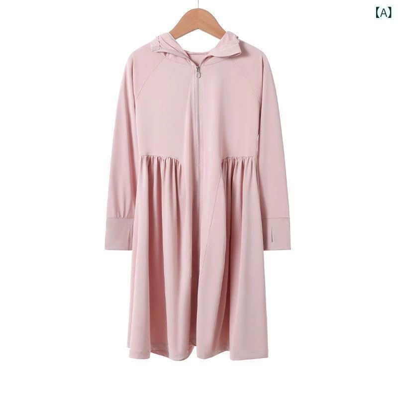 女児 UVカット 防紫外線 UPF50 長袖 エアコンシャツ 屋外 防晒服 透気 吸湿速乾 接...