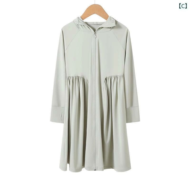 女児 UVカット 防紫外線 UPF50 長袖 エアコンシャツ 屋外 防晒服 透気 吸湿速乾 接...