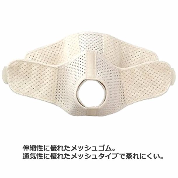 ディナリッコの中山式足首用医学固定帯 メッシュ フリーサイズ 左右兼用 H0577 足首関節 サポーター 足首固定 ねんざ｜アングル2
