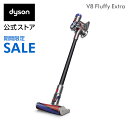 【期間限定20%ポイントバック】19日10:00am - 26日9:59amまで！ダイソン Dyson V8 Fluffy Extra サイクロン式 コードレス掃除機 dyson SV10 FF BK