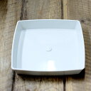 プラスチックのスクエア受皿(14.5cm角)
