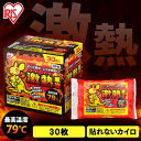 カイロ 屋外 貼らないカイロ 30枚 貼れないカイロ 貼らない 使い捨てカイロ 使い捨て まとめ買い レギュラー マグマ 屋外 お出かけ レジャー 防寒 寒さ対策 防災 アイリスオーヤマ 激熱家族 *