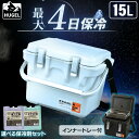 クーラーボックス 小型 釣り 15L 真空断熱 保冷力 氷点下保冷剤 選べる保冷剤付きセット 急速凍結タイプ 超低温タイプ トレー付 持ち手 肩掛け 部活 キャ...