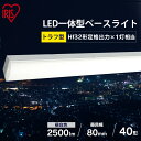 LEDベースライト 40W形 2灯相当 2500lm トラフ型 アイリスオーヤマ 40W形 2500lm 2灯相当 LED蛍光灯 ライト オフィス 倉庫 スーパー 店舗照明 駐車場 コンパクト 直付 天井照明 省エネ 節電 ラインルクス LX3-170-25N-TR40