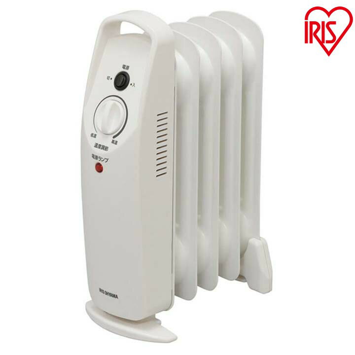 ミニオイルヒーター IOH-505K アイリスオーヤマヒーター 小型 足元 オフィス ヒーター 軽量 3畳 ペット 暖房器具 暖房機 脱衣所 トイレ 洗面所 コンパクト 子供部屋 足元ヒーター あったか ホワイト おしゃれ 送料無料[cpir]