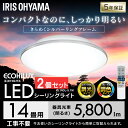 【2個セット】シーリングライト おしゃれ 14畳 CL14D...