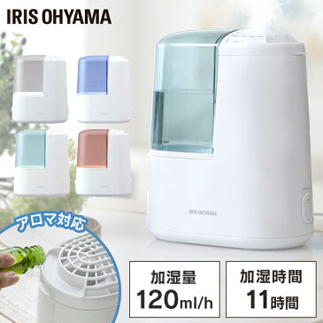 加湿器 卓上 加熱式加湿器 120DSHM-120R1送料無料 アロマ アロマ加湿器 おしゃれ オフィス 卓上加湿器 加熱式 アイリスオーヤマ アロマオイル アイリス お手入れ簡単 かわいい 加熱 コンパクト 小型 寝室 小さい 手入れ簡単 一人暮らし リビング ベッド