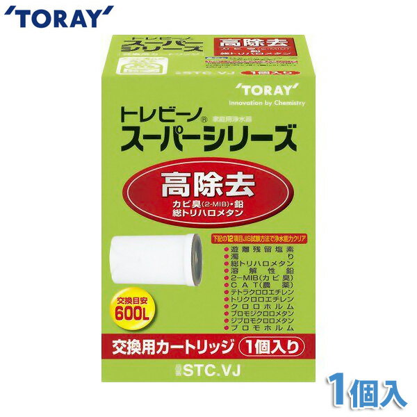 東レ 浄水器 トレビーノ スーパーシリーズ用カートリッジ STC.VJ 《12項目クリアタイプ》 【K】【TC】【送料無料】