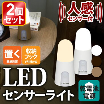 乾電池式屋内センサーライト スタンドタイプ 2個セット送料無料 センサーライト 人感センサー ライト ledセンサーライト led 乾電池式 屋外 屋内 センサー付き ledライト アイリスオーヤマ 防犯 昼白色 電球色 BSL40SN-W BSL40SL-W パック [cpir]