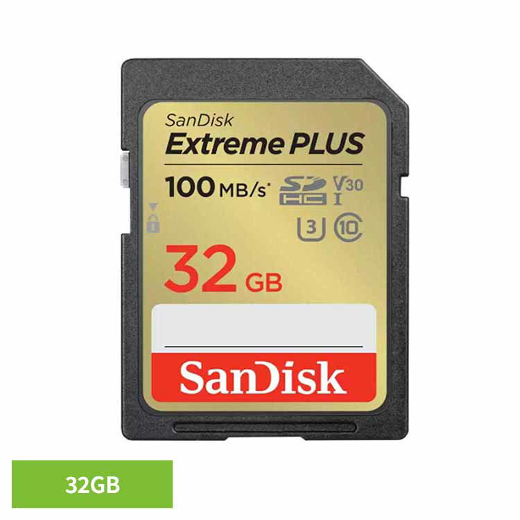 SanDisk Extreme PLUS SDHC UHS-Iカード 32GB SDSDXWT-032G-JNJIPSDカード 32GB sandisk サンディスク コンパクト 大容量 データ保存 高耐久 高画質 サンディスク