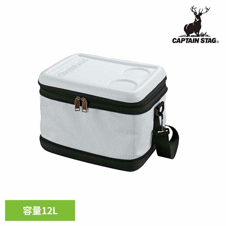 クーラーバッグ 保冷バッグ 12L スーパーコールド UE-560CAPTAINSTAG キャンプ アウトドア レジャー ソフトクーラー 肩掛けベルト ソフトタイプ 保冷 キャリー クーラーボックス パール金属株式会社